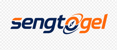 Logo sengtogel bernuansa cokelat hangat